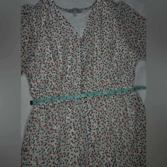 Sheer Dress Floral by Hayden Los Angeles | Large | Bridal | Wedding | Bohemian - Picture 8 of 10